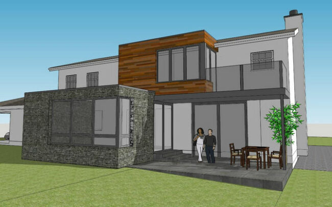 home extension rendering